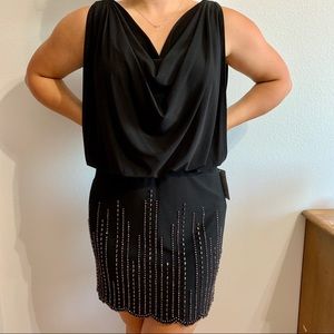 Xscape NWT Black Cocktail Dress Size 8